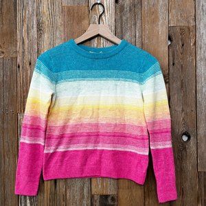 Gap Girl's Rainbow Crewneck Sweater